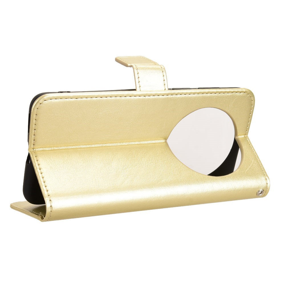 EIDERWOOD Huawei Mate 70 Pro+ / 70 Pro Kunstskinn Flip Deksel m. Strop - Gull