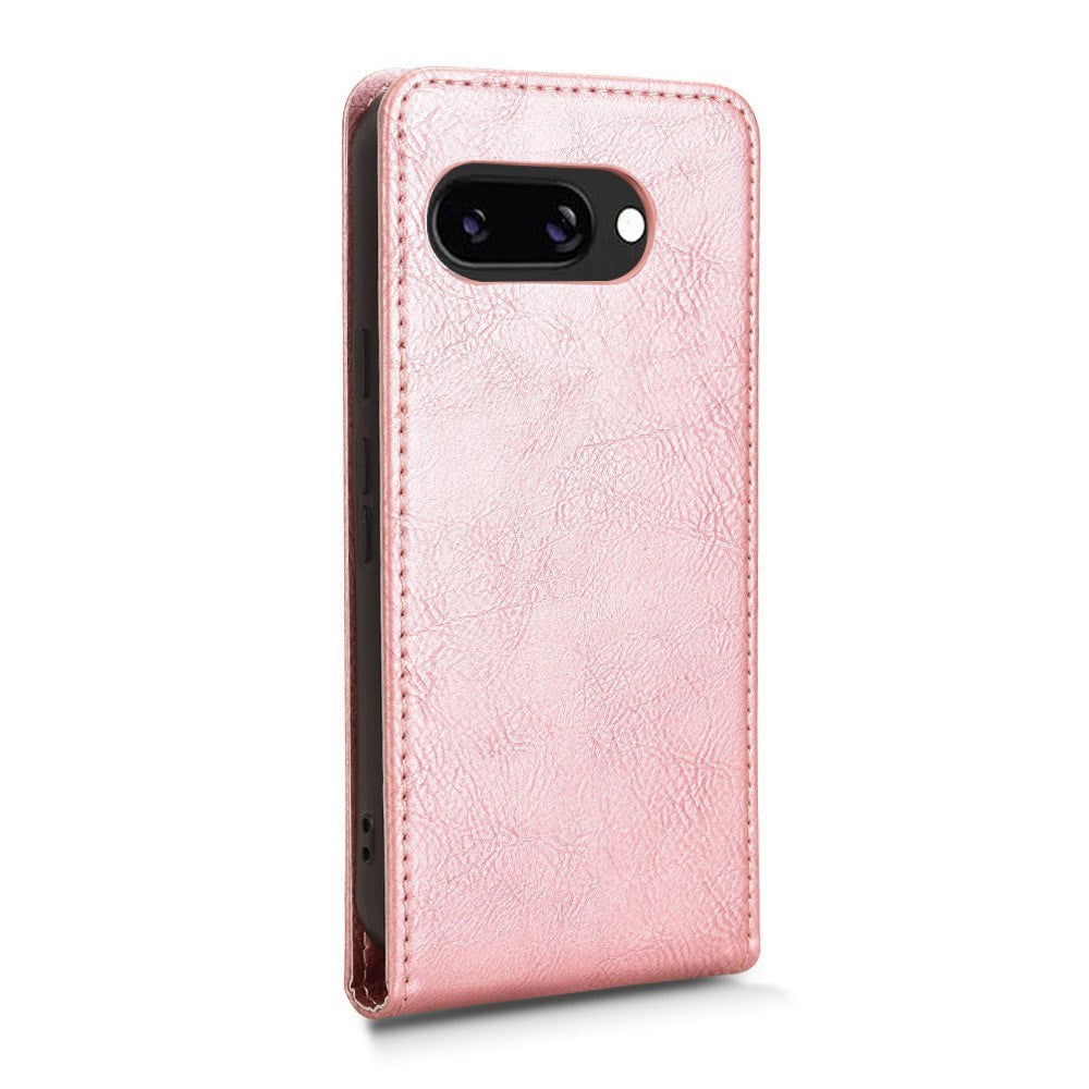 EIDERWOOD Google Pixel 9a Kunstskinn Flip Deksel m. Kortlomme - Rosa