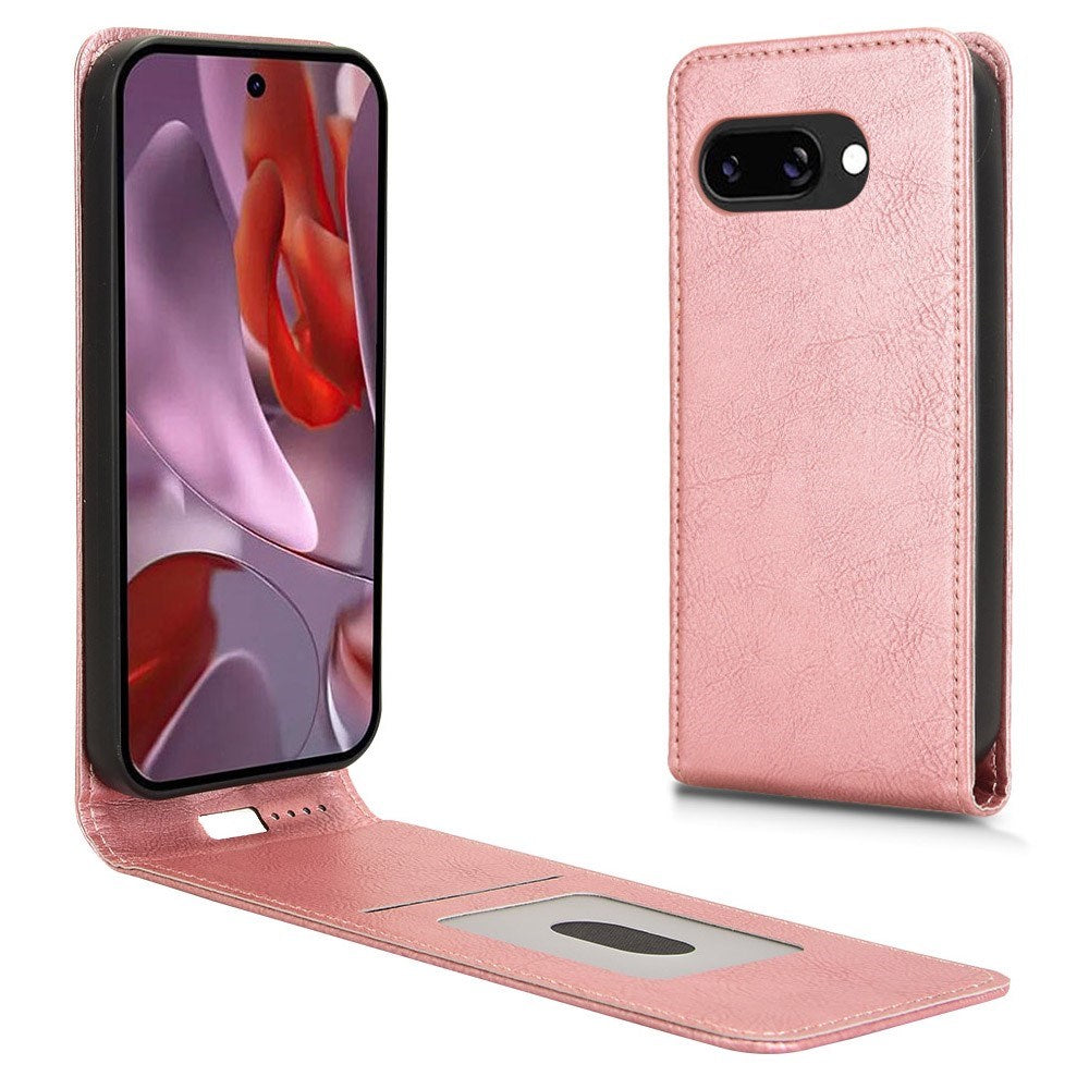 EIDERWOOD Google Pixel 9a Kunstskinn Flip Deksel m. Kortlomme - Rosa