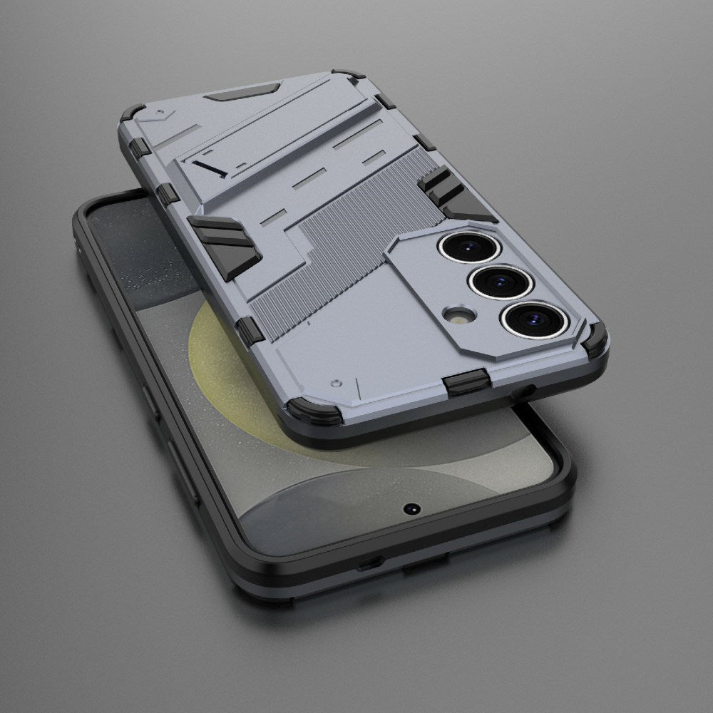 EIDERWOOD Samsung Galaxy A56 (5G) Hantverkarskydd med Inbyggt Ställ - Mørkeblått