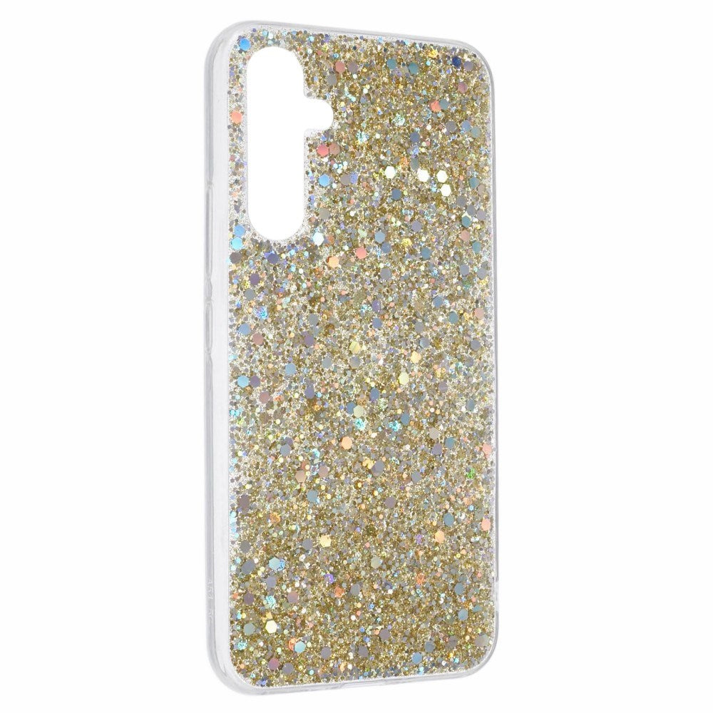 EIDERWOOD Samsung Galaxy A26 (5G) Fleksibelt Plast Deksel m. Glitter - Gull