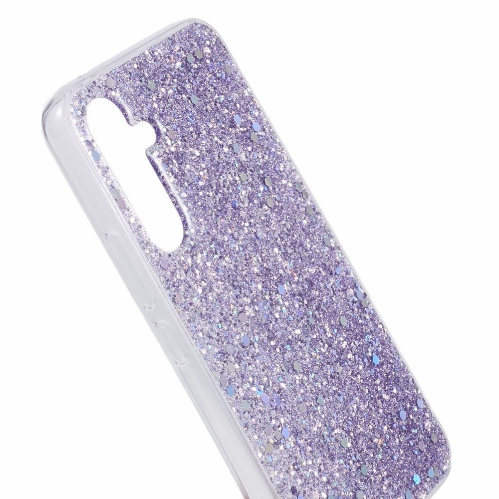 EIDERWOOD Samsung Galaxy A26 (5G) Fleksibelt Plast Deksel m. Glitter - Lilla