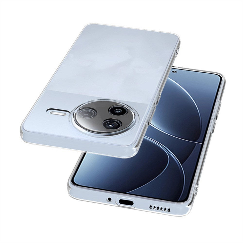 Xiaomi Poco F7 Pro EIDERWOOD Fleksibelt Plast Bak Deksel – Gjennomsiktig