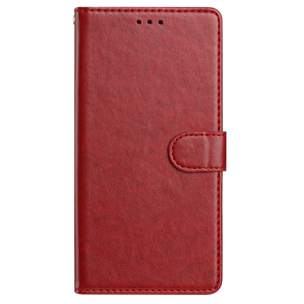 EIDERWOOD Samsung Galaxy A26 (5G) Kunstskinn Flip Deksel m. Strop - Rød