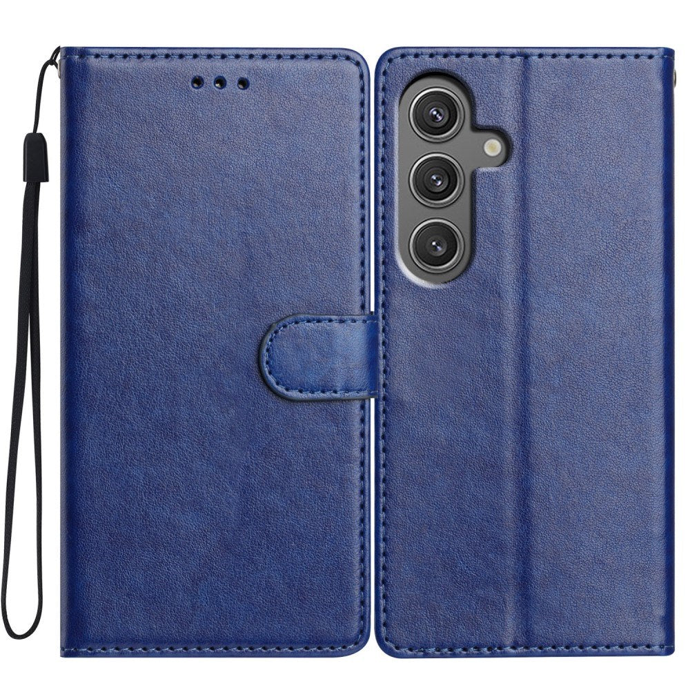 EIDERWOOD Samsung Galaxy A26 (5G) Kunstskinn Flip Deksel m. Strop - Blå