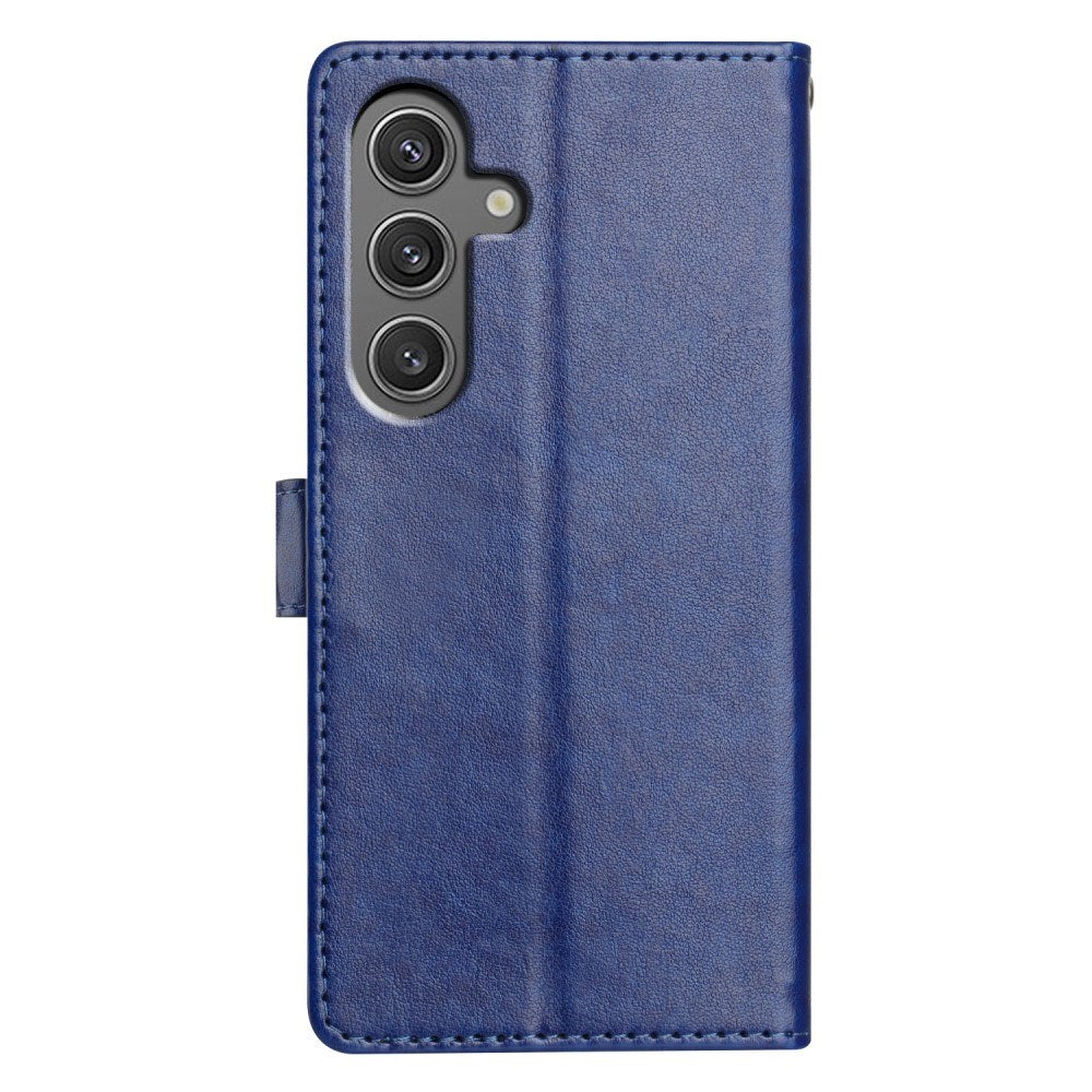 EIDERWOOD Samsung Galaxy A26 (5G) Kunstskinn Flip Deksel m. Strop - Blå