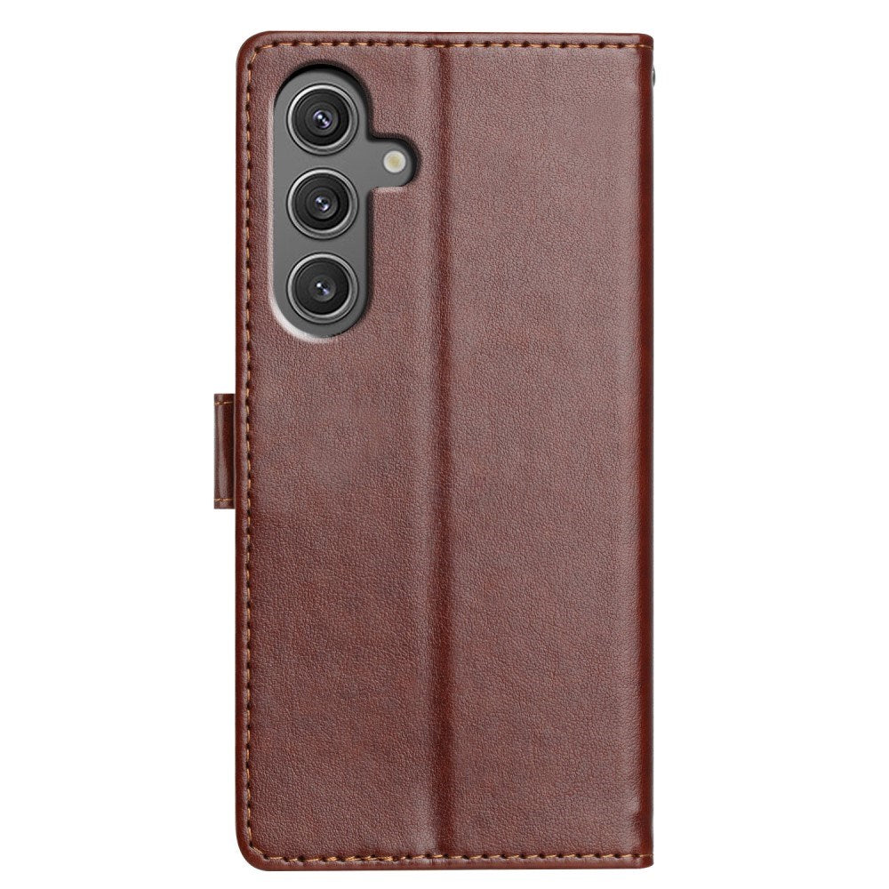 EIDERWOOD Samsung Galaxy A26 (5G) Kunstskinn Flip Deksel m. Strop - Brun