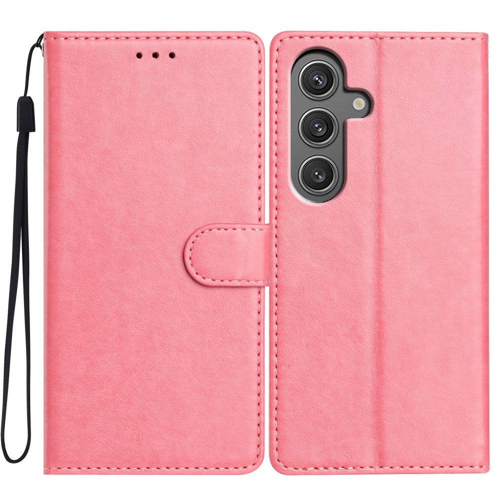 EIDERWOOD Samsung Galaxy A26 (5G) Kunstskinn Flip Deksel m. Strop - Rosa