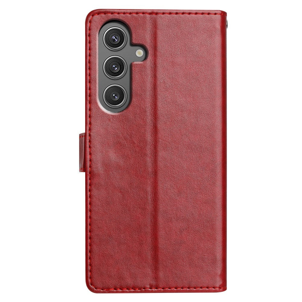 EIDERWOOD Samsung Galaxy A56 (5G) Kunstskinn Flip Deksel m. Strop - Rød