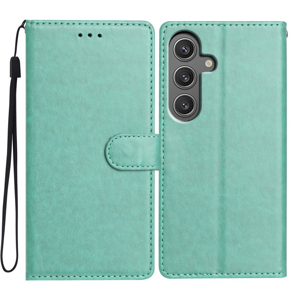 EIDERWOOD Samsung Galaxy A56 (5G) Kunstskinn Flip Deksel m. Strop - Grønn