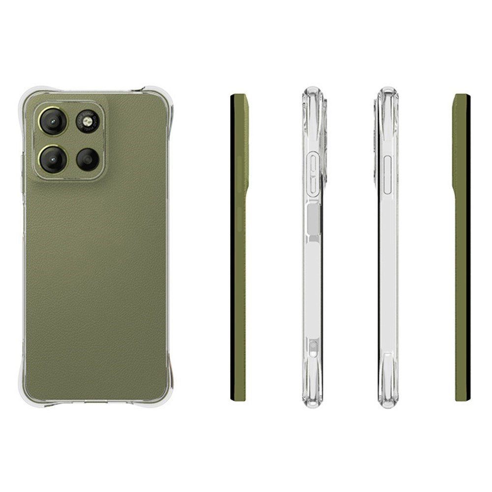 EIDERWOOD Motorola Moto G15 4G Fleksibelt Plast Bakdeksel - Gjennomsiktig