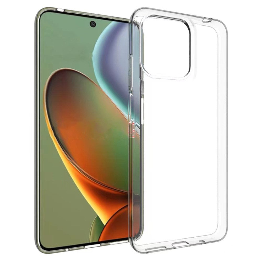 EIDERWOOD Motorola Moto G15 Fleksibelt Plast Deksel - Gjennomsiktig