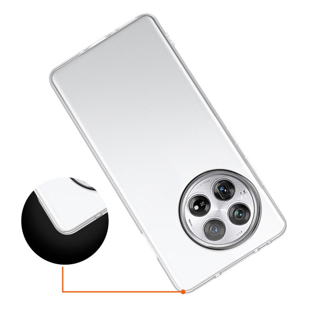 EIDERWOOD OnePlus 13R Ultra Slim Fleksibelt Plast Deksel - Gjennomsiktig