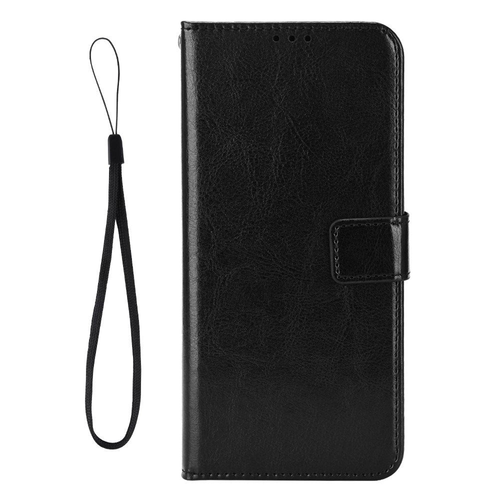 EIDERWOOD Motorola Moto G15 / G15 Power Kunstskinn Flip Deksel m. Strop - Svart