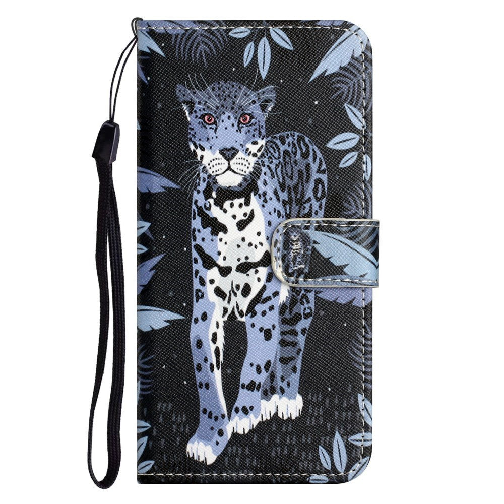 EIDERWOOD Motorola Moto G15 / G15 Power Kunstskinn Flip Deksel m. Motiv - Leopard