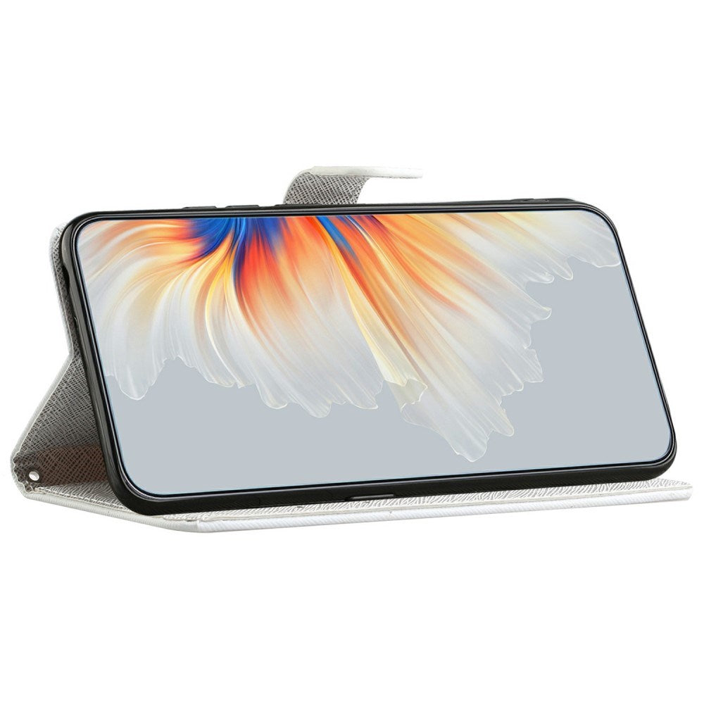 EIDERWOOD Motorola Moto G15 / G15 Power Kunstskinn Flip Deksel m. Motiv - Blomst / Sommerfugl