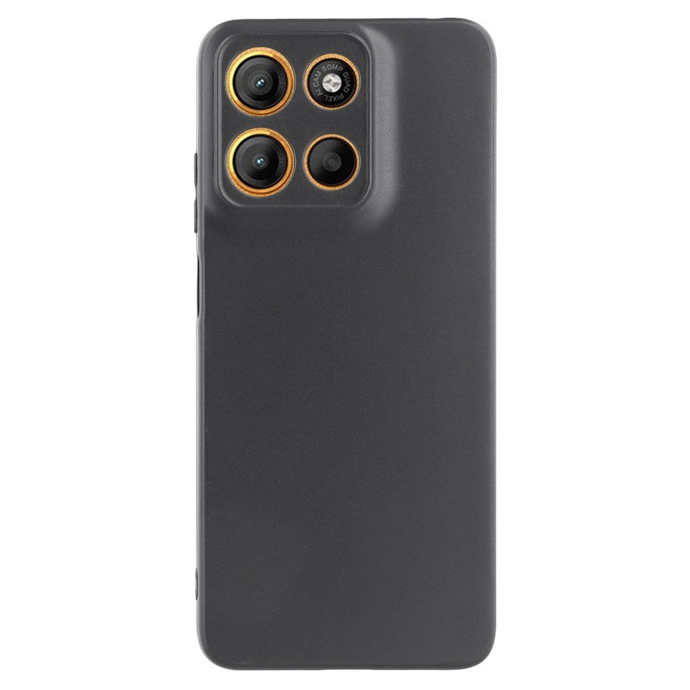 EIDERWOOD Motorola Moto G15 / G15 Power Fleksibelt Plast Bakside Deksel - Svart