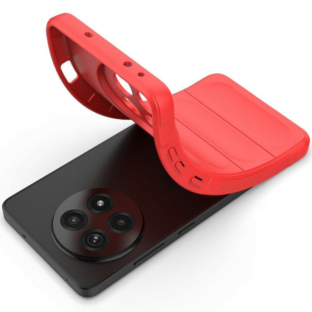 EIDERWOOD OnePlus 13R Fleksibelt Plastdeksel - Rød