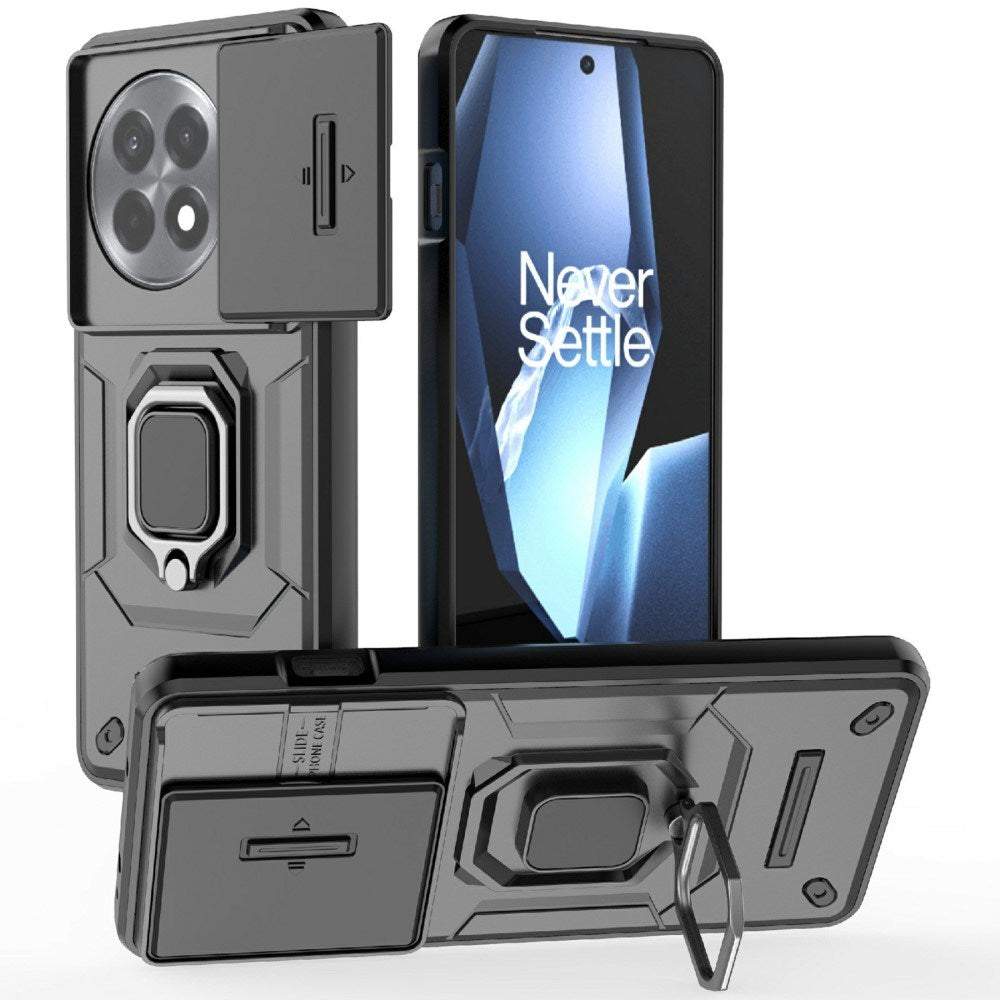 EIDERWOOD OnePlus 13R Arbeidstilfelle med Kamerabeskyttelse - Svart