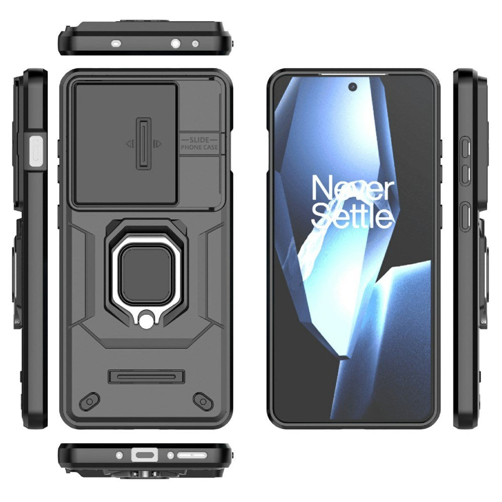 EIDERWOOD OnePlus 13R Arbeidstilfelle med Kamerabeskyttelse - Svart