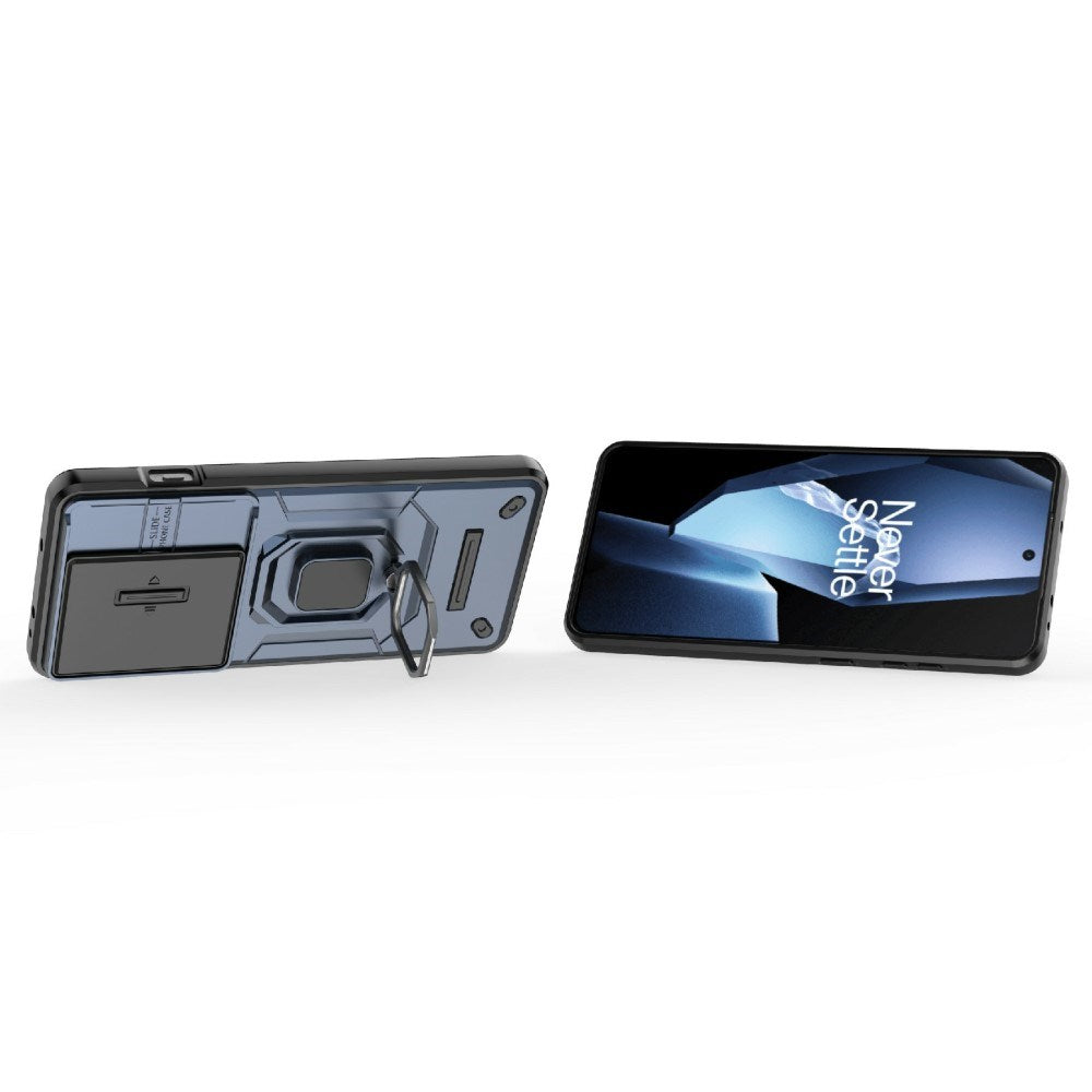 EIDERWOOD OnePlus 13R Arbeidstilfelle med Kamerabeskyttelse - Blå