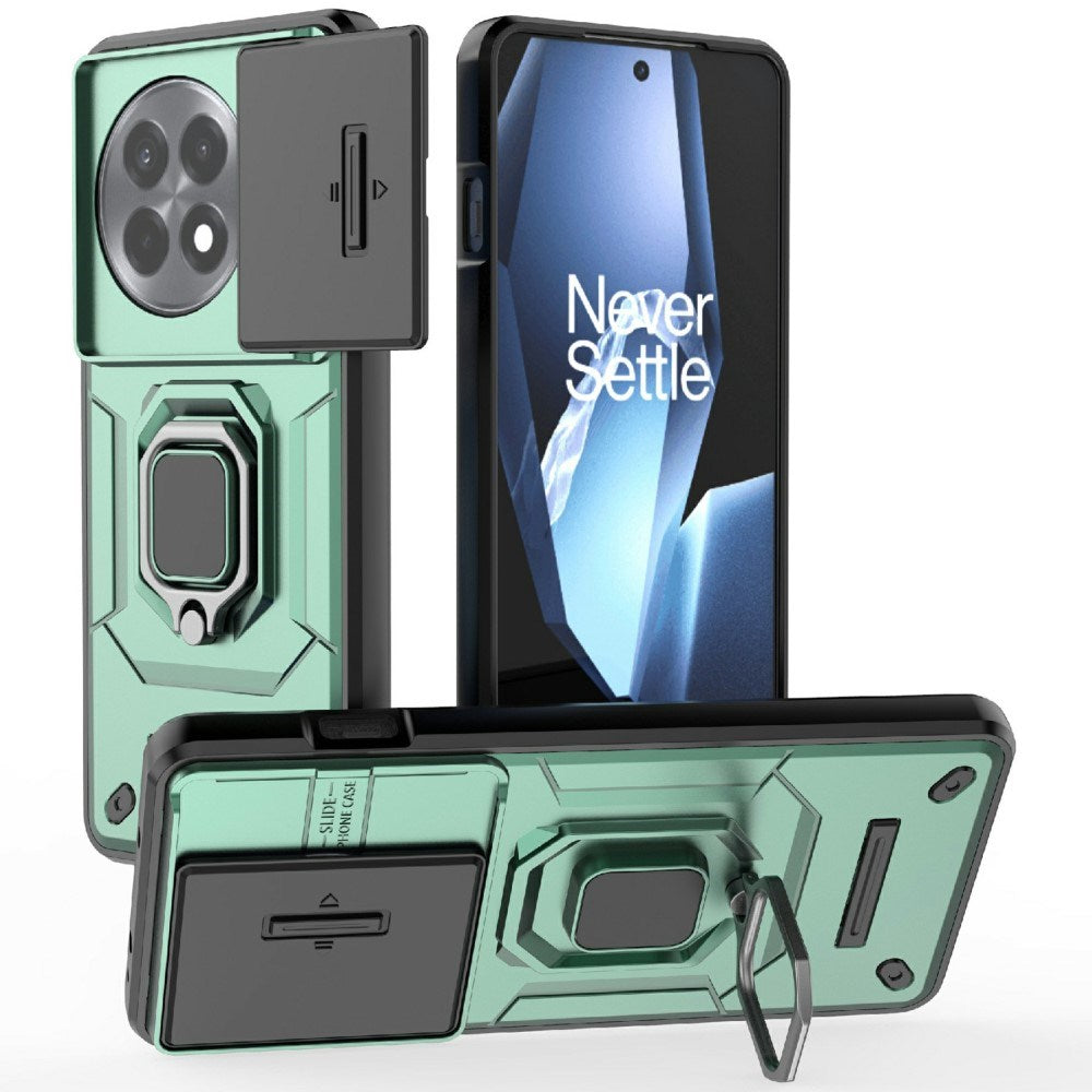 EIDERWOOD OnePlus 13R Arbeidstilfelle med Kamerabeskyttelse - Grønn