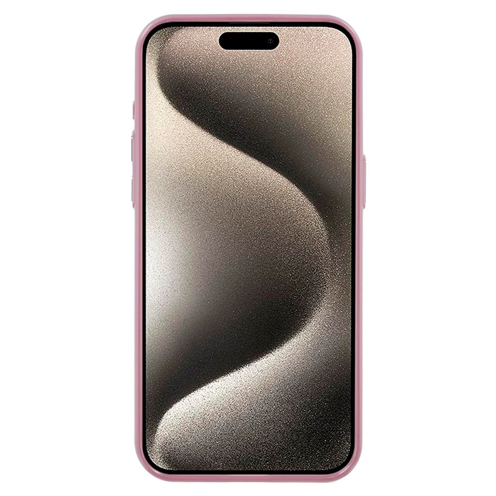 EIDERWOOD iPhone 15 Pro Plast Glitter Deksel - MagSafe Kompatibel - Lilla