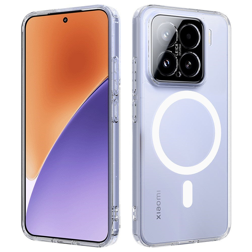 EIDERWOOD Xiaomi 15 Fleksibelt Plast Deksel - MagSafe Kompatibel - Gjennomsiktig