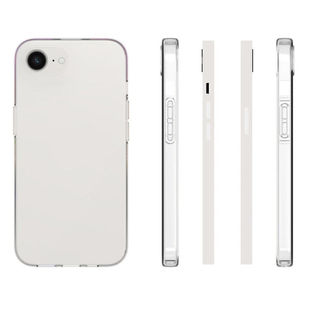 EIDERWOOD iPhone 16e Fleksibelt Plastdeksel med Skjermbeskyttelse - Gjennomsiktig