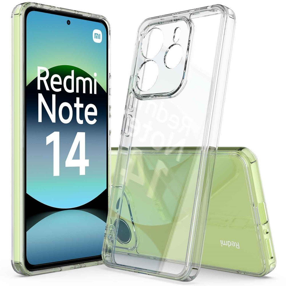 EIDERWOOD Xiaomi Redmi Note 14 (4G) Fleksibelt Plast Deksel - Gjennomsiktig