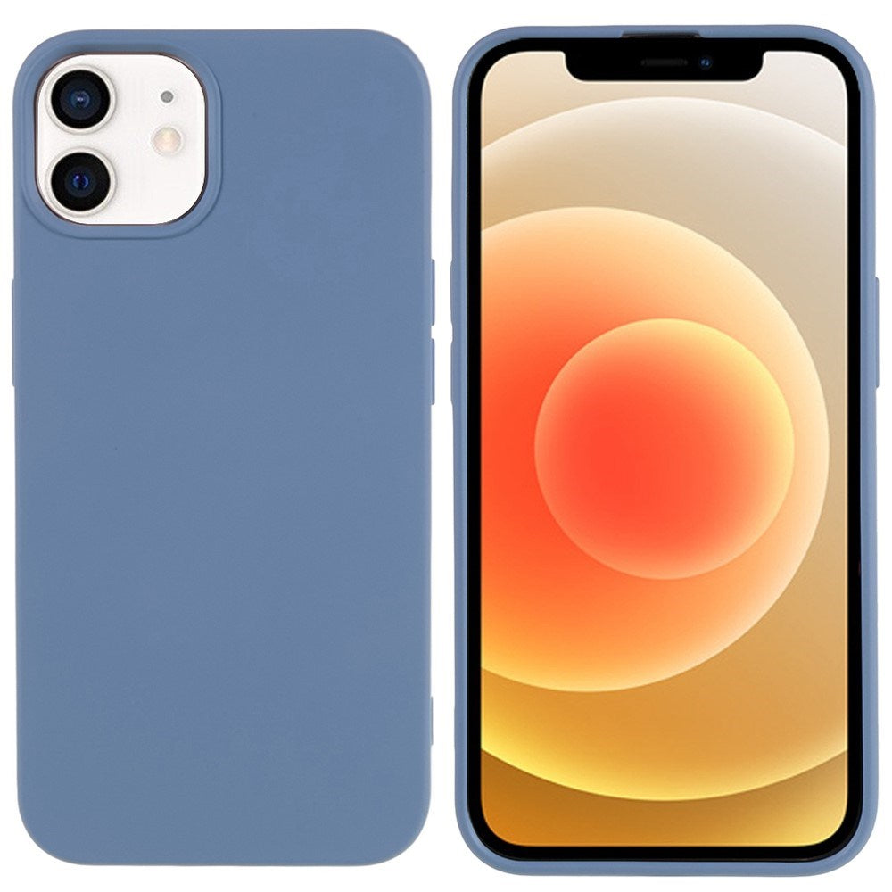 EIDERWOOD iPhone 12 Mini Fleksibelt Plast Deksel - Lys Blå