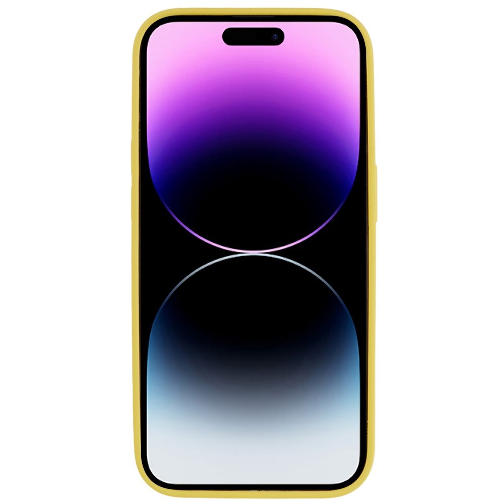 EIDERWOOD iPhone 14 Pro Max Fôret Fleksibelt Plast Deksel - Gul