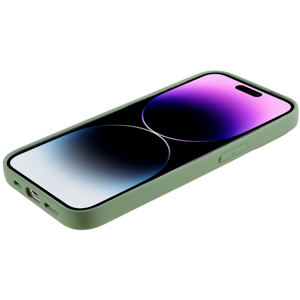 EIDERWOOD iPhone 14 Pro Max Fôret Fleksibelt Plast Deksel - Lysegrønn