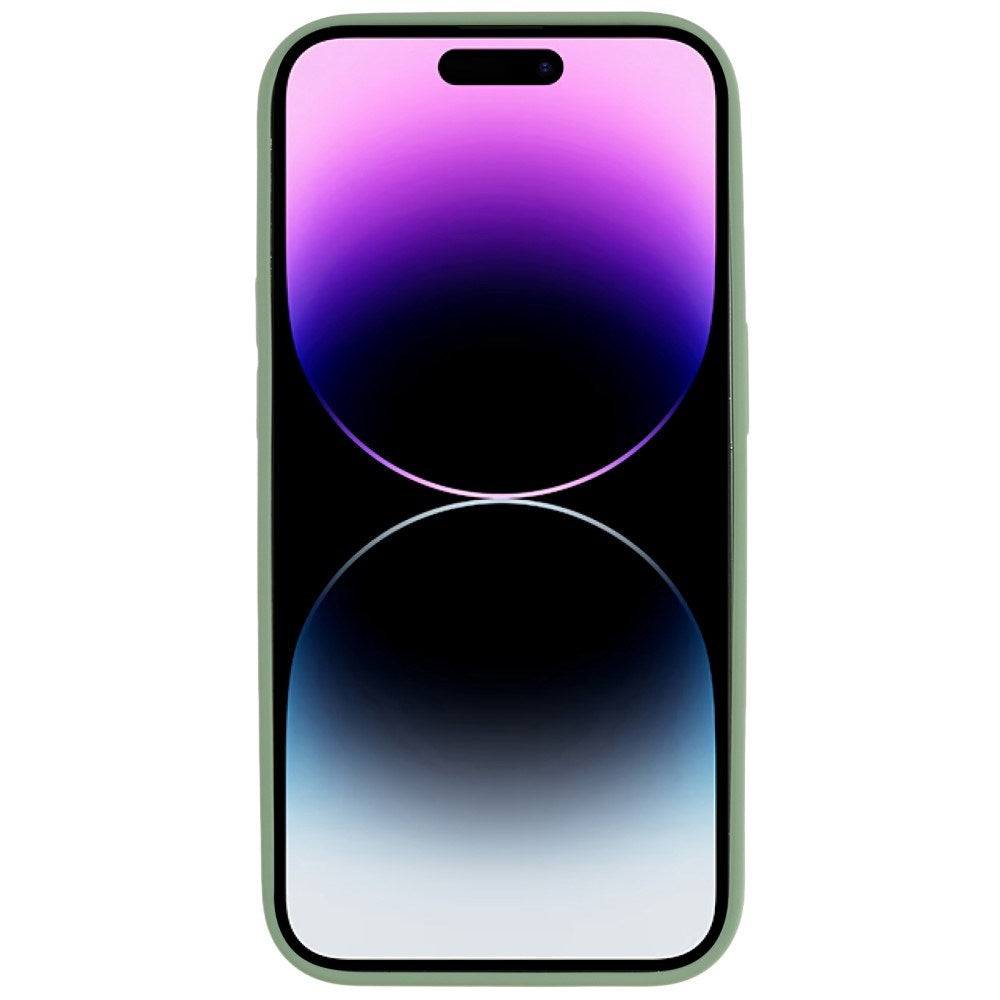 EIDERWOOD iPhone 14 Pro Max Fôret Fleksibelt Plast Deksel - Lysegrønn