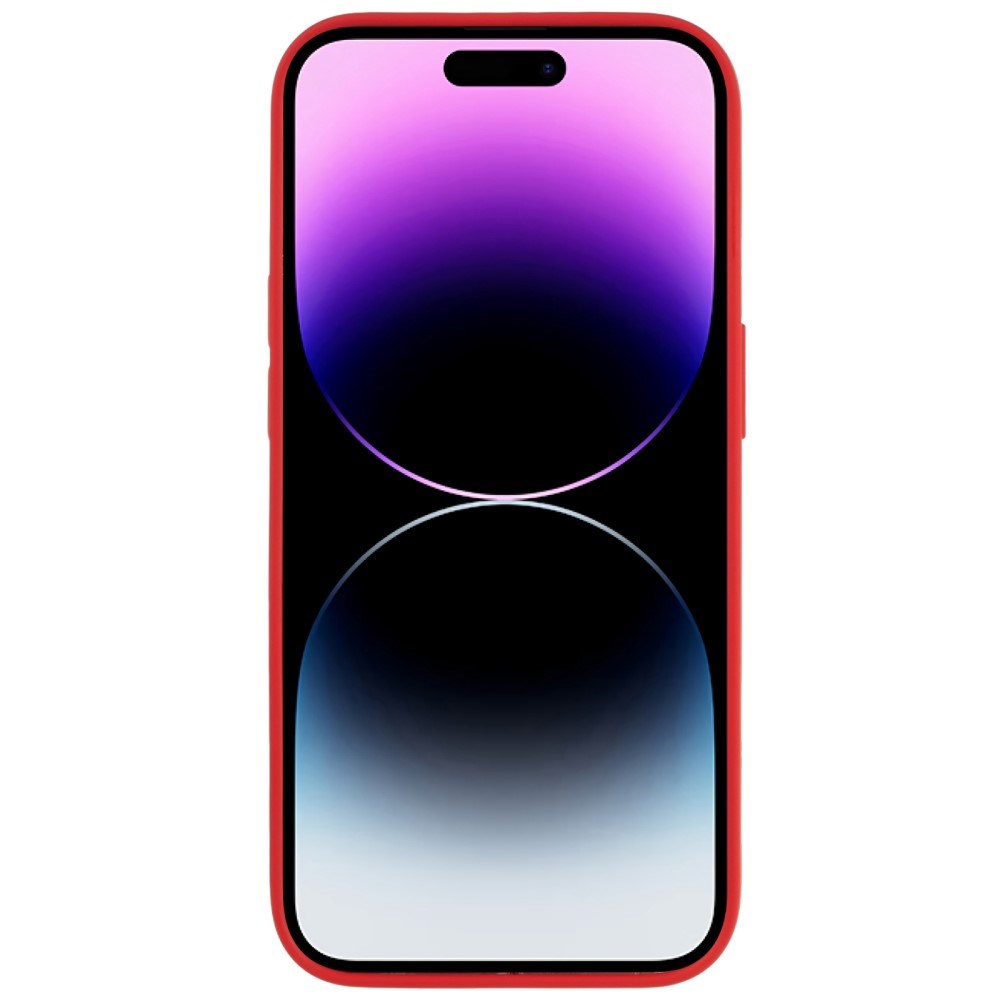 EIDERWOOD iPhone 14 Pro Max Fôret Fleksibelt Plast Deksel - Rød