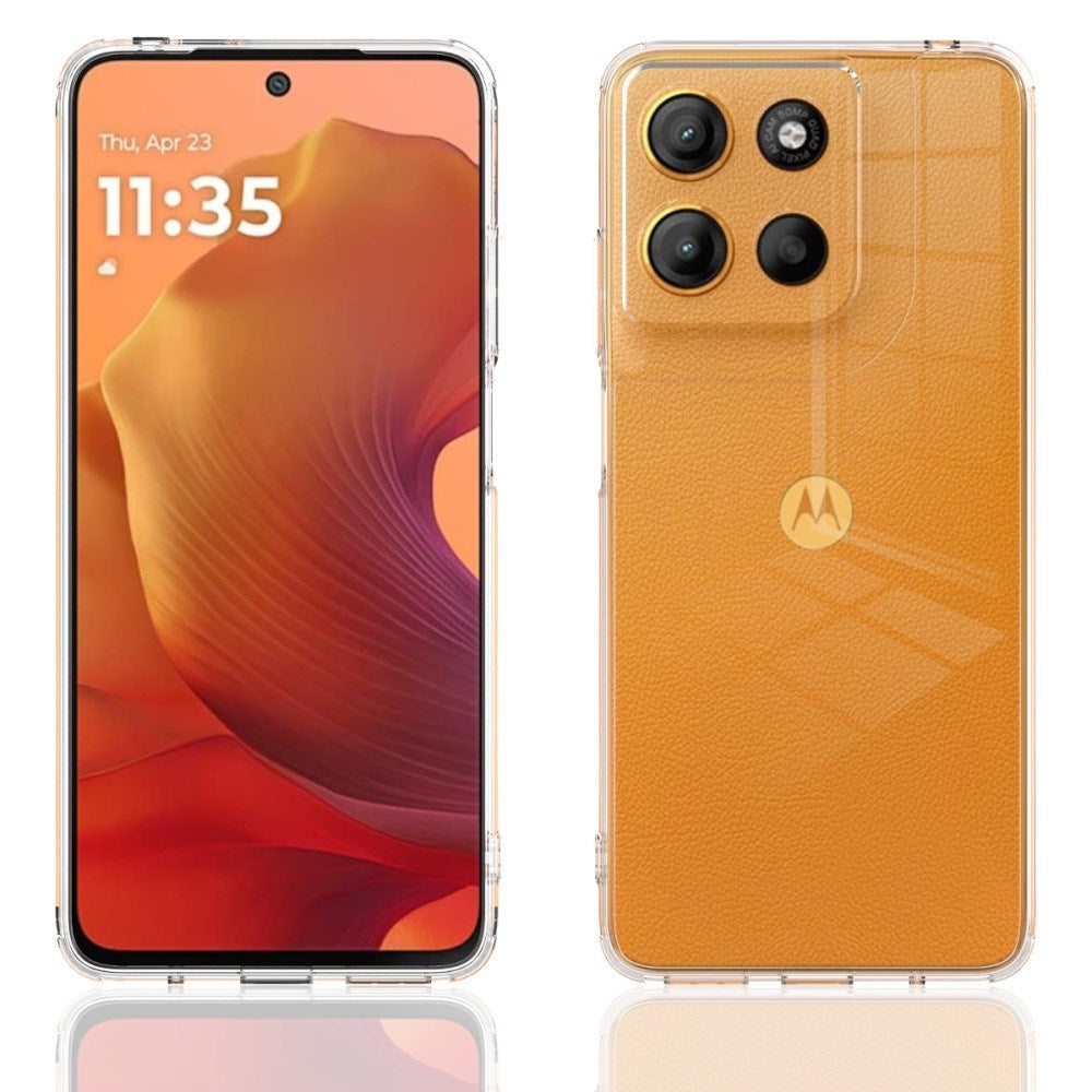 EIDERWOOD Motorola Moto G15 Power Fleksibelt Plast Deksel - Gjennomsiktig