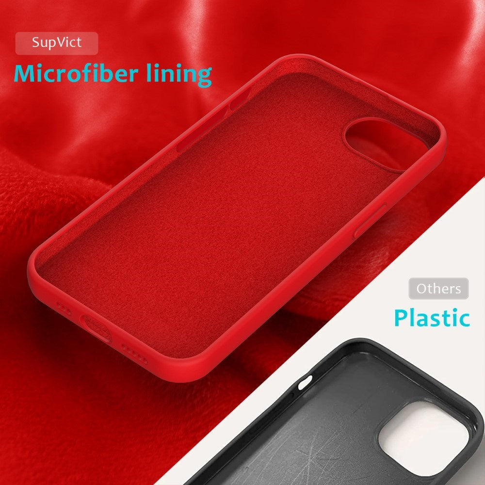 EIDERWOOD iPhone 16e Fôret Silikon Deksel - Rød