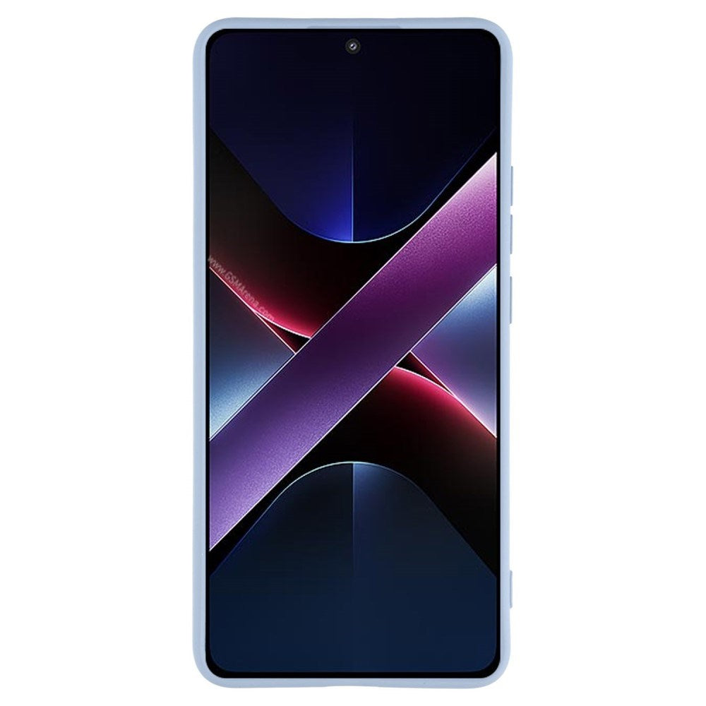 EIDERWOOD Xiaomi Poco X7 Pro Fôret Fleksibelt Plast Deksel - Lyseblå