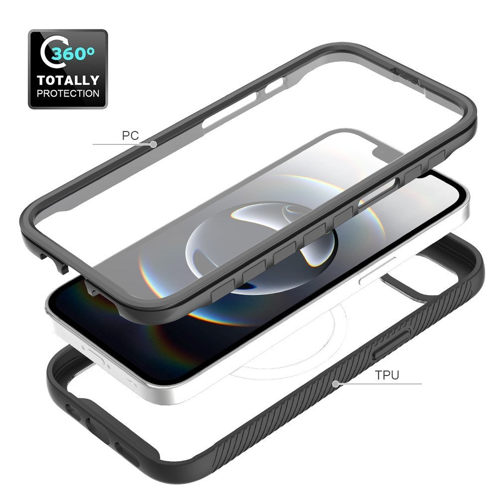 EIDERWOOD iPhone 16e 2-i-1 Deksel med Innebygd Skjermbeskytter - Lilla