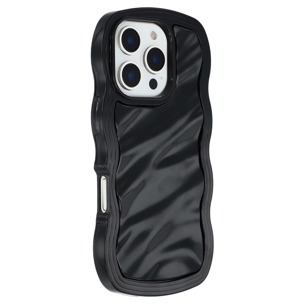 iPhone 16 Pro Max EIDERWOOD Hybrid Plast Wavy Deksel – Svart