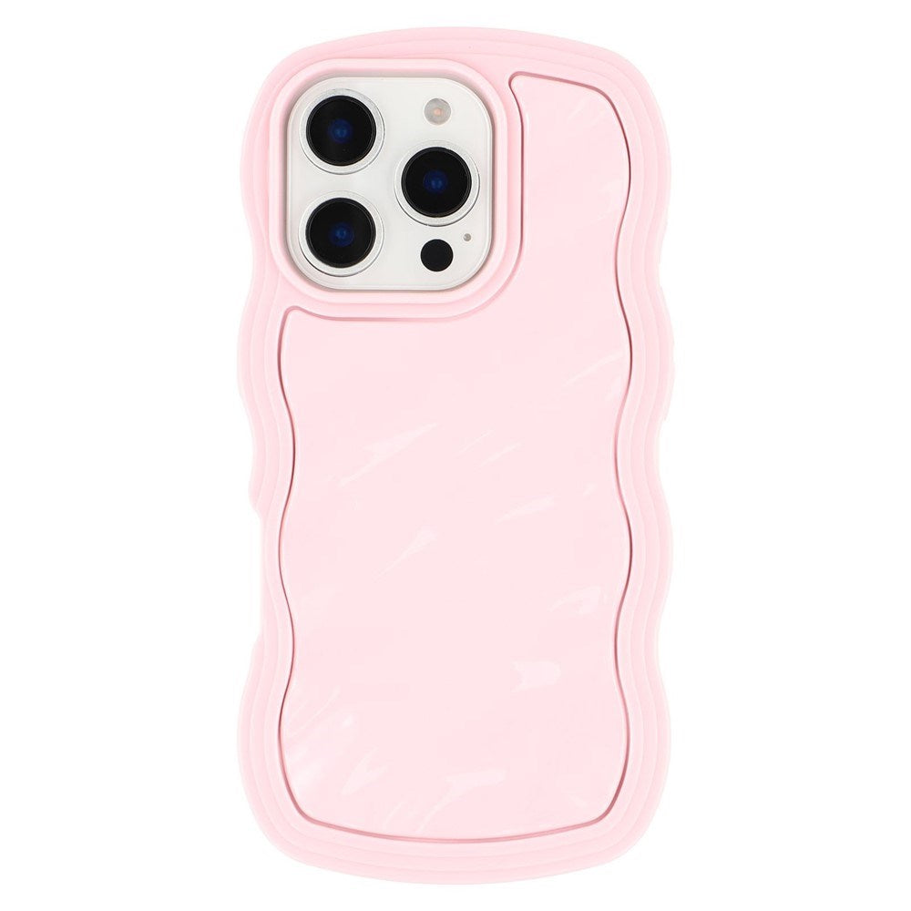iPhone 16 Pro Max EIDERWOOD Hybrid Plast Wavy Deksel – Rosa