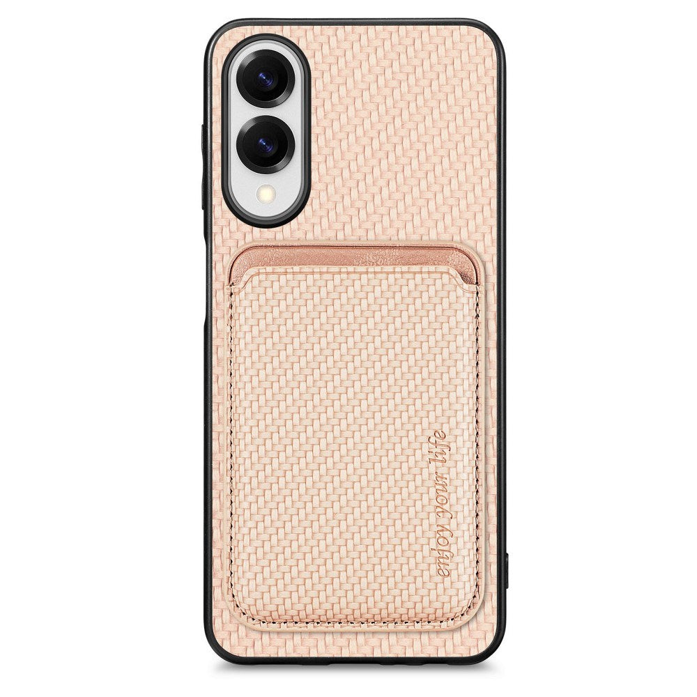 EIDERWOOD Samsung Galaxy S25 Edge Deksel med Avtakbar Kortholder - Beige