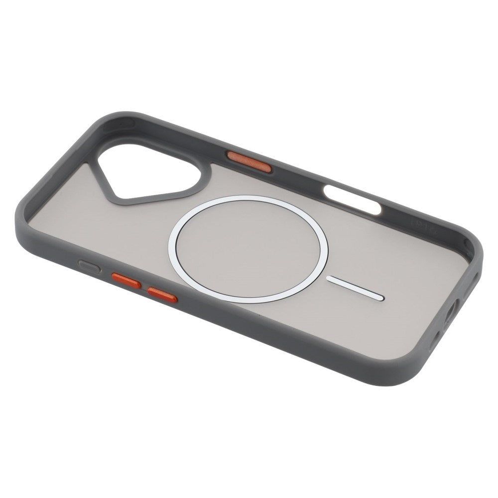 EIDERWOOD iPhone 16 Plus Matt Hybrid Plast Deksel - MagSafe Kompatibel - Grå
