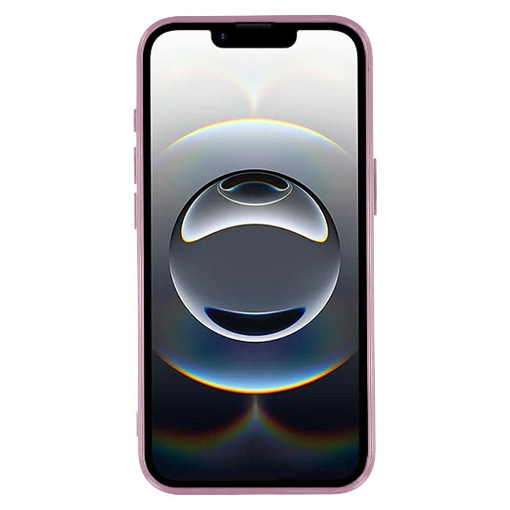 EIDERWOOD IPhone 16e Fleksibelt Plast Deksel med Glitter - Rosa