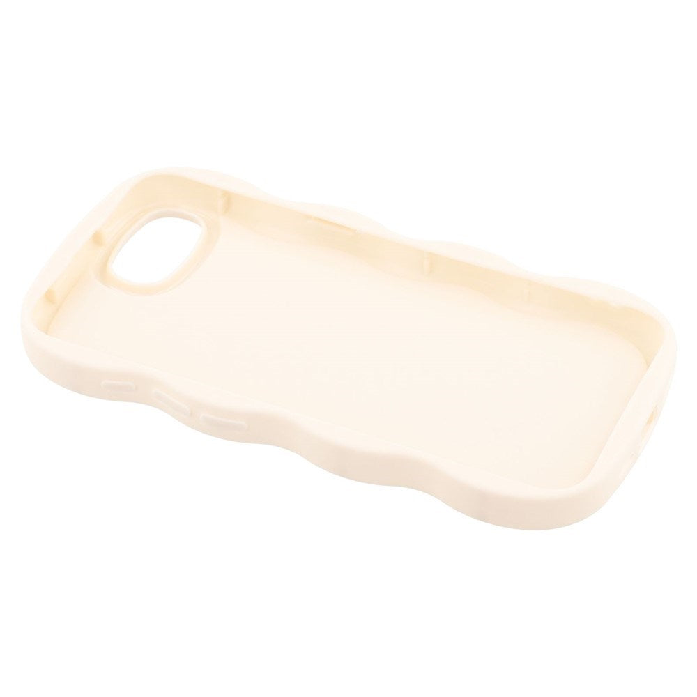 iPhone 17e / 16e EIDERWOOD Fleksibelt Plast Wavy Deksel - Hvit
