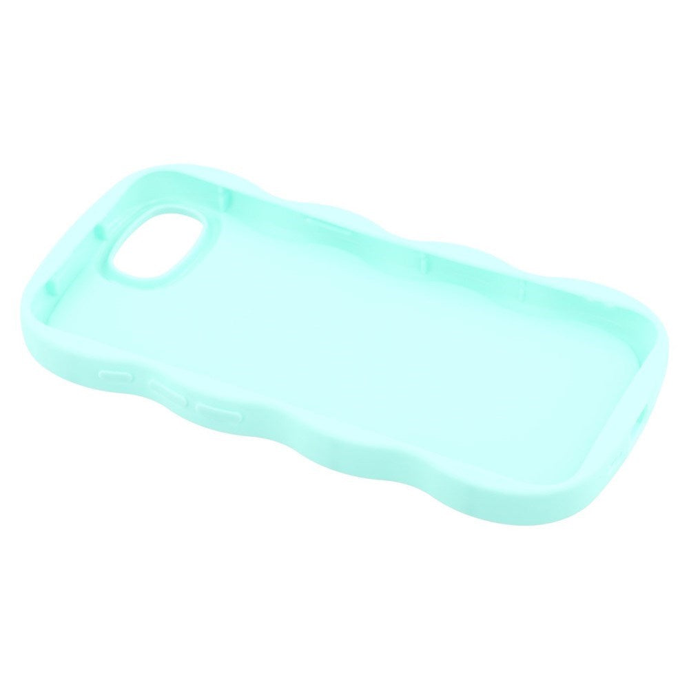 iPhone 17e / 16e EIDERWOOD Fleksibelt Plast Wavy Deksel - Blå