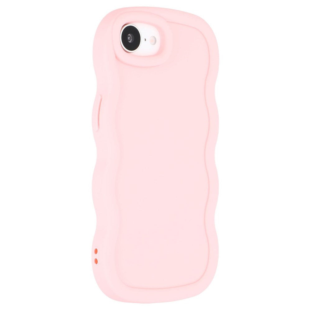 iPhone 17e / 16e EIDERWOOD Fleksibelt Plast Wavy Deksel - Rosa