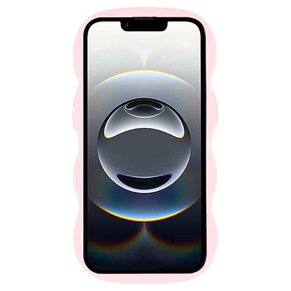 iPhone 17e / 16e EIDERWOOD Fleksibelt Plast Wavy Deksel - Rosa