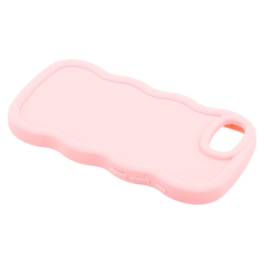 iPhone 17e / 16e EIDERWOOD Fleksibelt Plast Wavy Deksel - Rosa