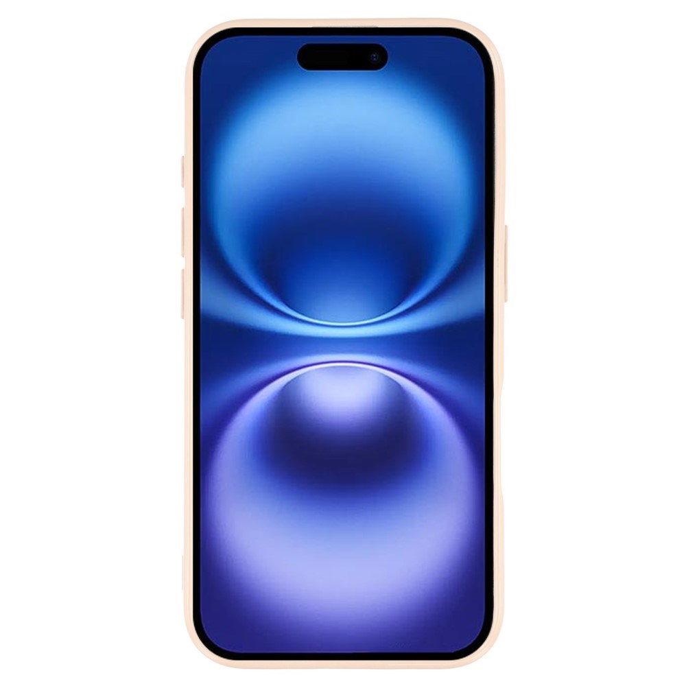 EIDERWOOD IPhone 16 Pro Fleksibelt Plast Deksel med Glitter - Beige